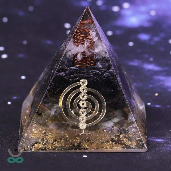 Pyramide Orgonite Protection contre les esprits - decoration