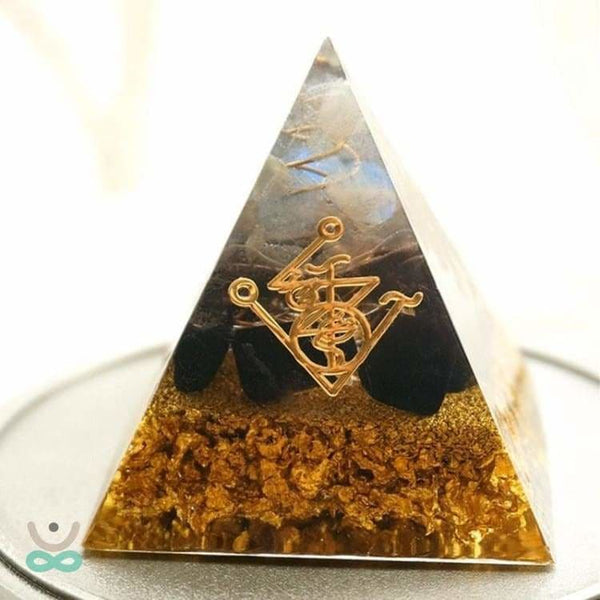 Pyramide Orgonite Protection et Purification - decoration