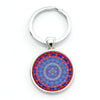 Porte-clés Mandala - Bleu - Décorations