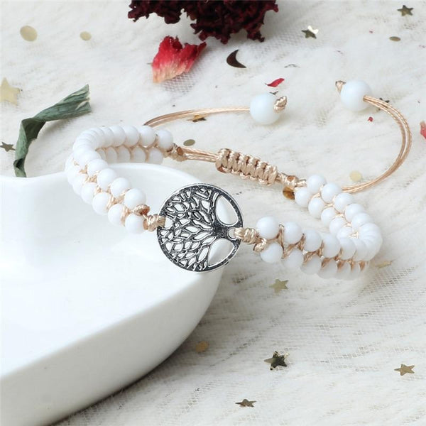 Bracciale albero della vita in porcellana