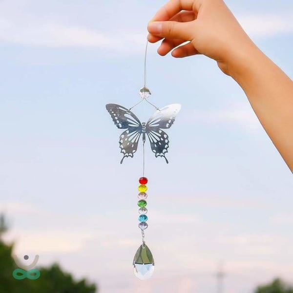 Capteur De Soleil Butterfly En Cristal - Decoration