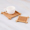 Tapis de tasse de thé en Bambou