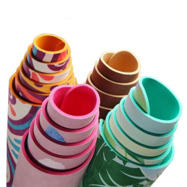 Tapis de Yoga en TPE colorés